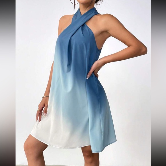 Boho Ombre halter dress - Picture 5 of 6